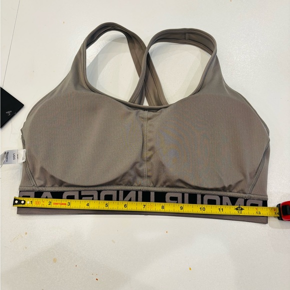 Under Armour Women's Taupe Sports Bra size Large New with tag - Picture 8 of 10